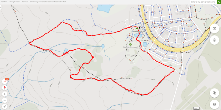Ginninderry Treecreative walk 1 May 2021